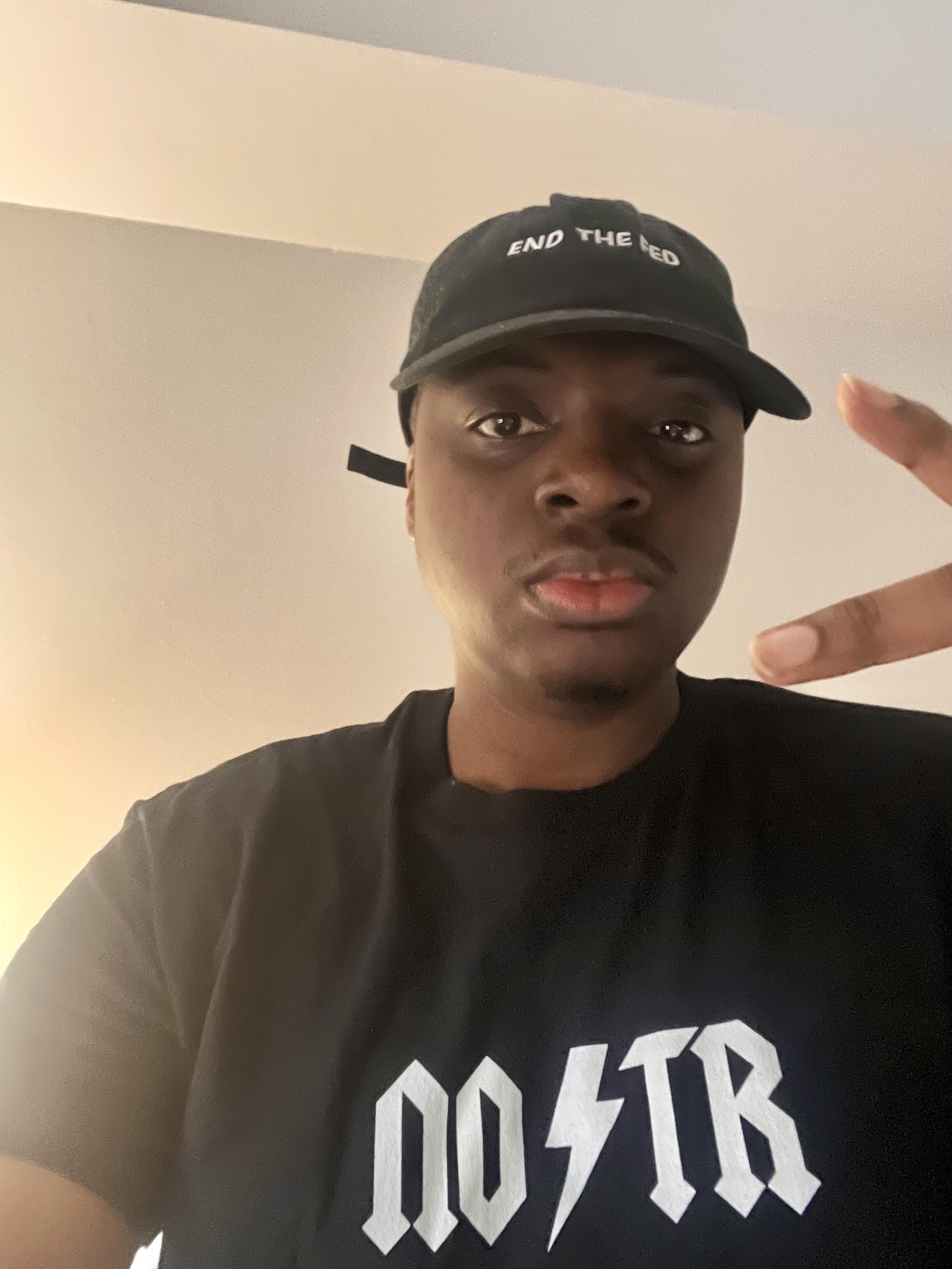 Customer wearing Bullish Shop apparel