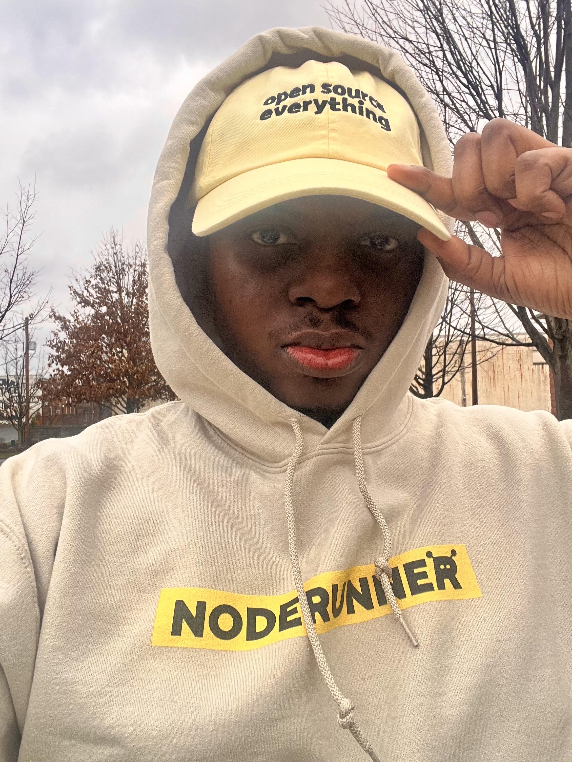 Customer wearing Bullish Shop apparel